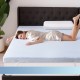 Gelová matrace Duan 7,5 cm z paměťové pěny Topper, krycí Premium Soft Cooling Sleep, protiskluzový design