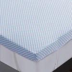 Gelová matrace Duan 7,5 cm z paměťové pěny Topper, krycí Premium Soft Cooling Sleep, protiskluzový design