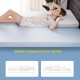 Gelová matrace Duan 7,5 cm z paměťové pěny Topper, krycí Premium Soft Cooling Sleep, protiskluzový design